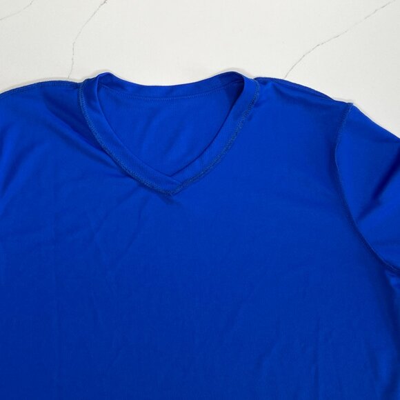 ASICS - Women's Ready Set Long Sleeve V neck TShirt - New Blue - Size XL - Picture 9 of 11